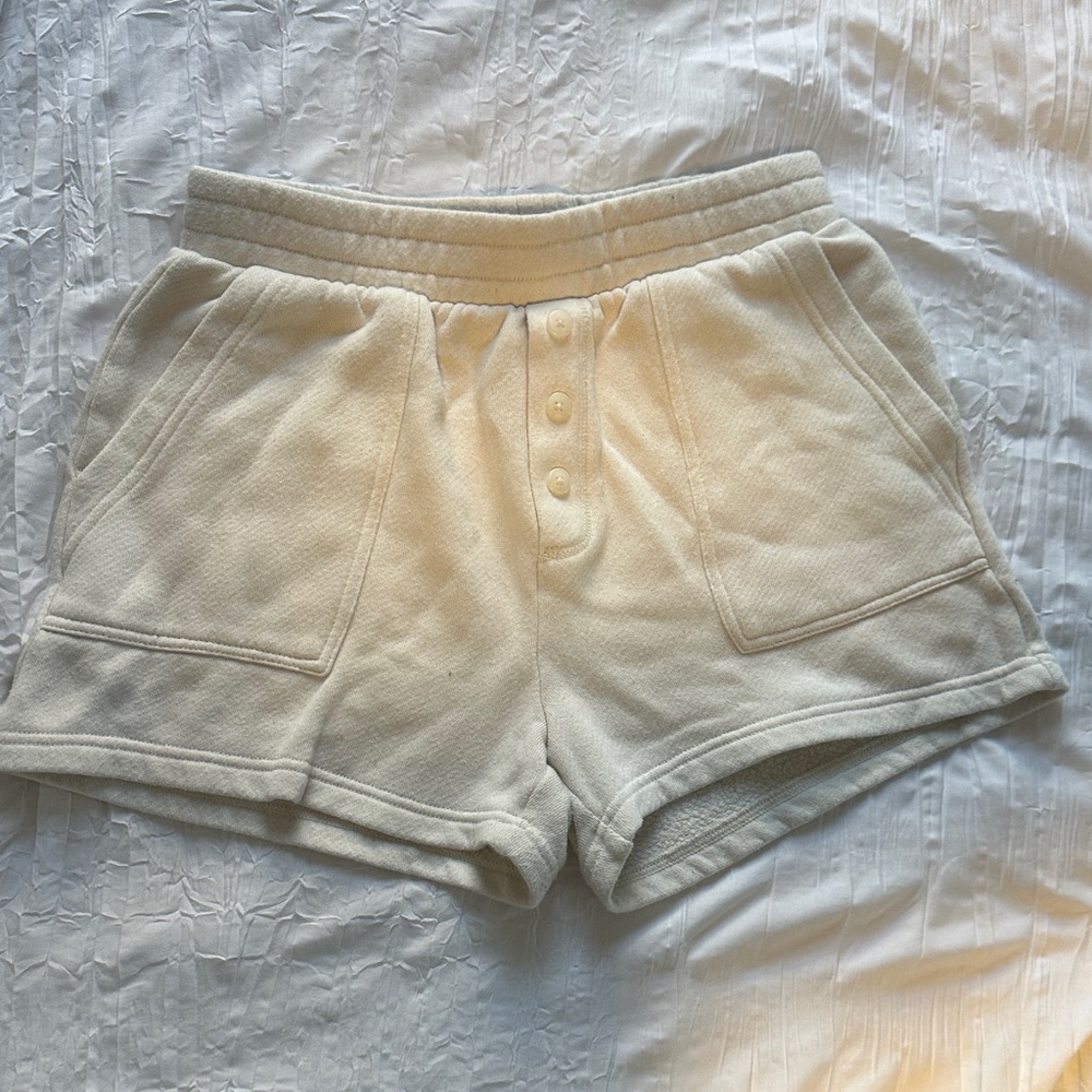 Z Supply Cream comfy Shorts